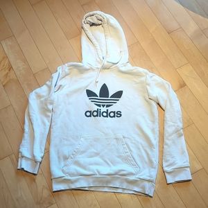Adidas White Hoodie Size S